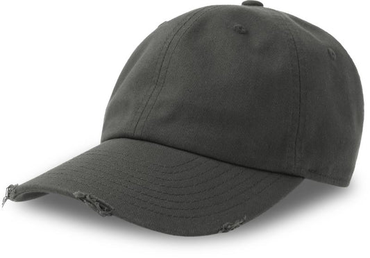 6-panelna kapa z obrabljenim videzom Atlantis Dad Hat Destroyed-S