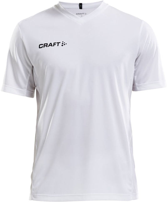 Moška V-izrez sports shirt Craft – Bela