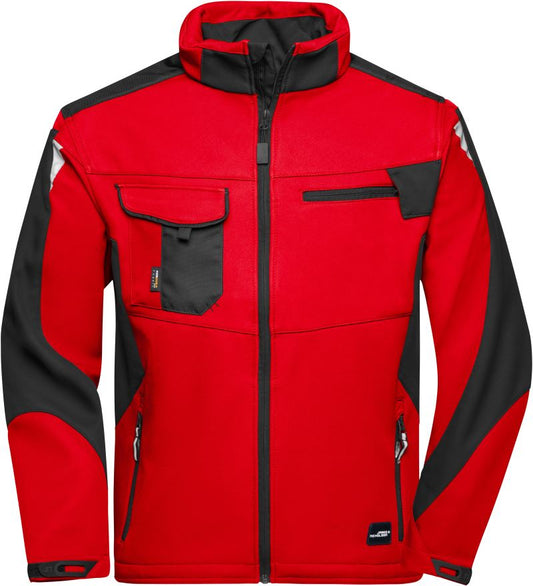 Poletna delovna softshell jakna Strong James & Nicholson JN 844