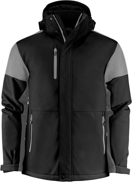 Moška Zimski softshell jakna Printer – black/anthracite