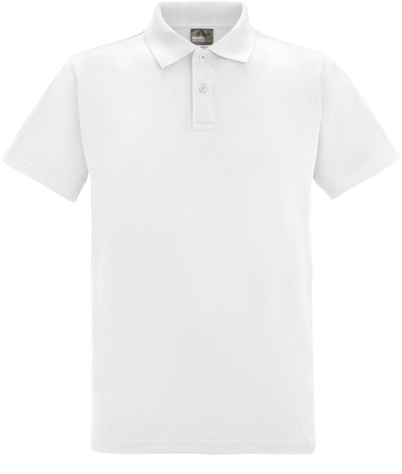 Težja unisex polo majica Regatta TRS101, barva Bela