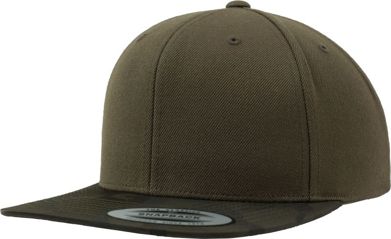 6-panelna Snapback kapa "Kamuflažni slog" - Flexfit | 6089CF/6089CV/6089TC