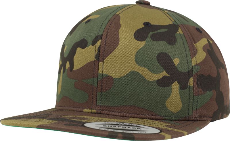 6-panelna Snapback kapa "Kamuflažni slog" - Flexfit | 6089CF/6089CV/6089TC