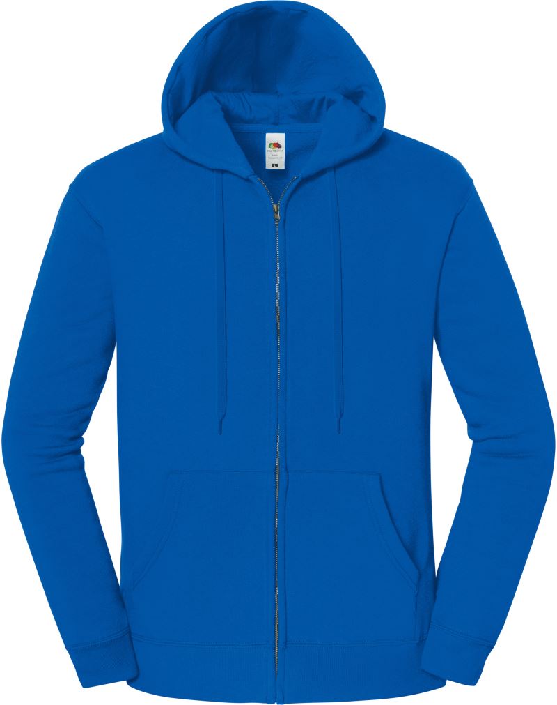 Unisex težji s kapuco jopica Fruit of the Loom – Kraljevsko modra