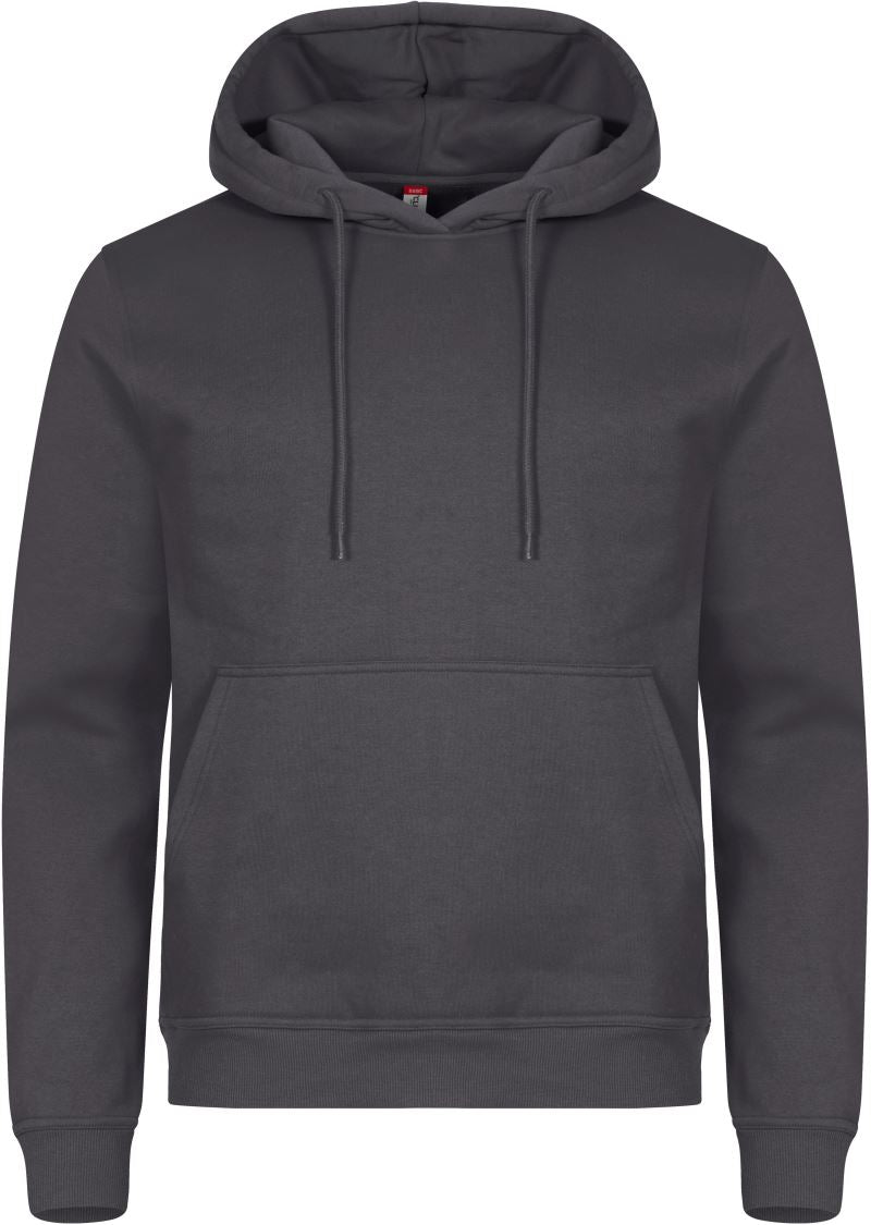 Unisex s kapuco pulover Clique – metal grey