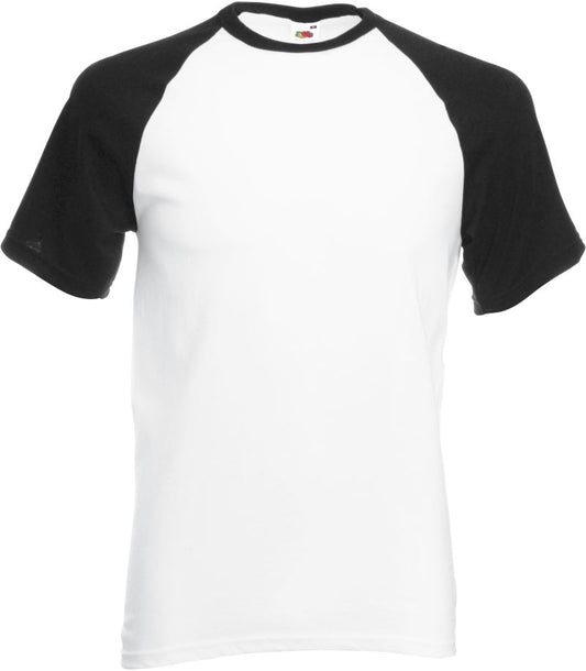Uniseks raglan majica Fruit of the Loom Baseball T, prikaz izdelka