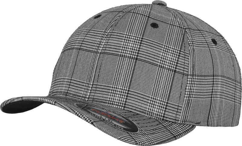 6 Panel Flexfit Glen Check Kapica Flexfit 6196Caps - oblekanadom