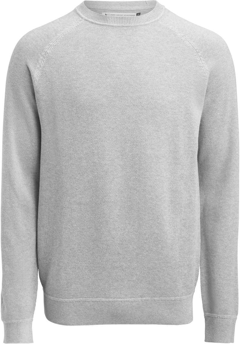 Moška Knitted Pullover "Casual" James Harvest – grey melange