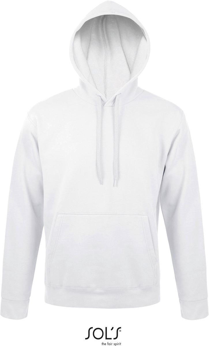 Unisex s kapuco pulover SOL's Collection – Bela