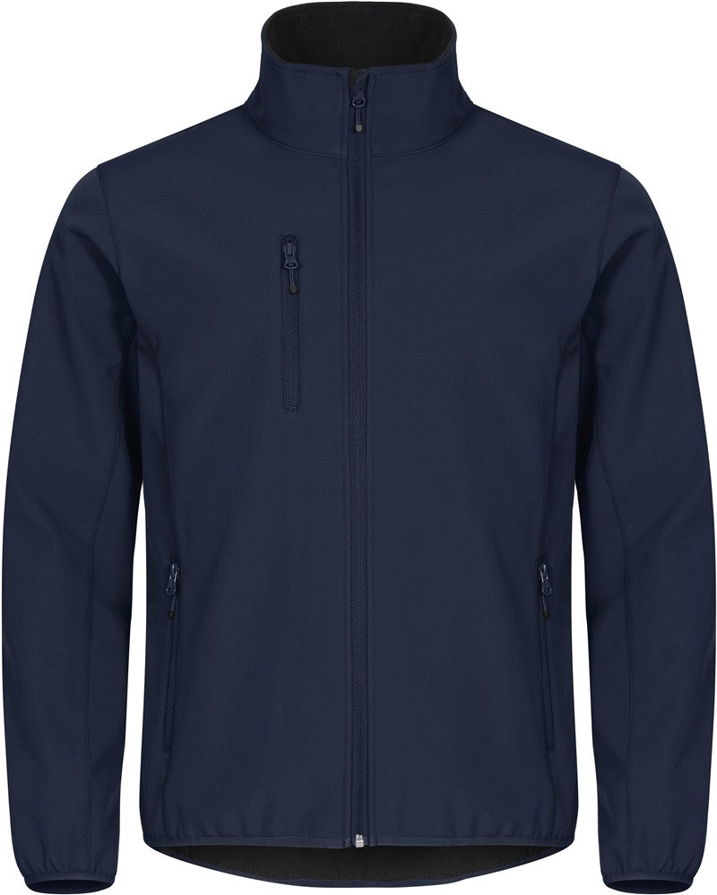 Moška trislojna softshell jakna Clique Classic Softshell Jkt M - Temno mornarsko modra