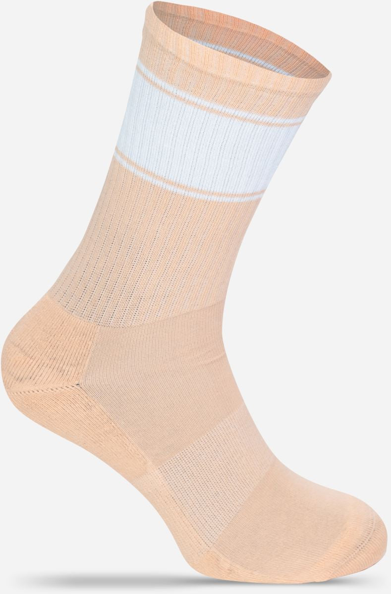 Unisex tennis Socks "Colored" Mr.Socks – peach/white