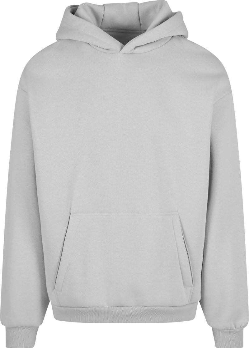 Unisex težji prevelik kroj Unisex s kapuco pulover New Morning Studios – light asphalt