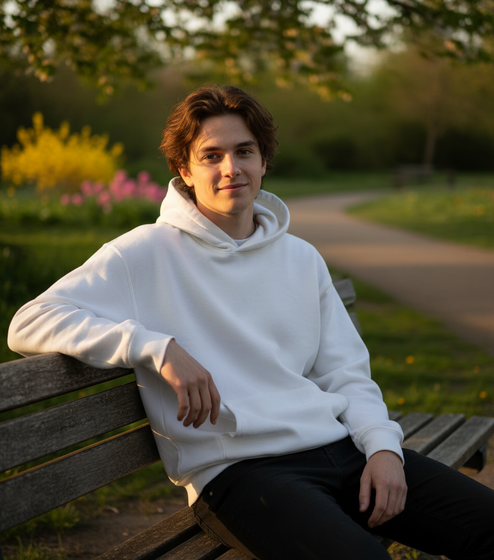 Moški Pulover S Kapuco B&c | Influence Hoodie - oblekanadom