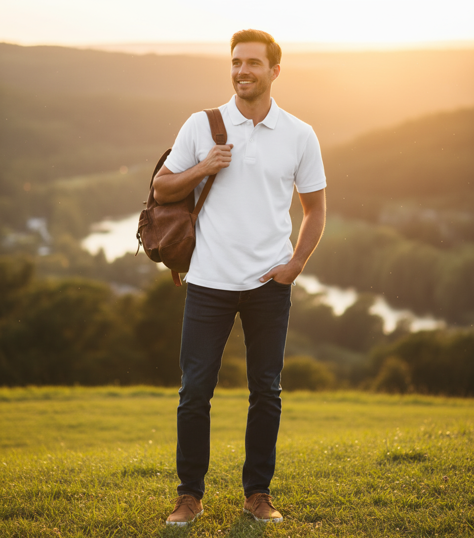 Moška Polo Majica Kratki Rokav B&C  Inspire Polo /men - Del 1 - oblekanadom