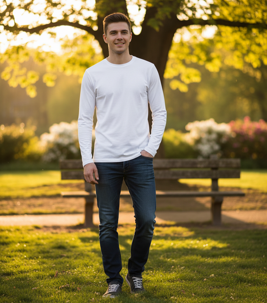 Moška Majica Dolgi Rokav Russell  180L