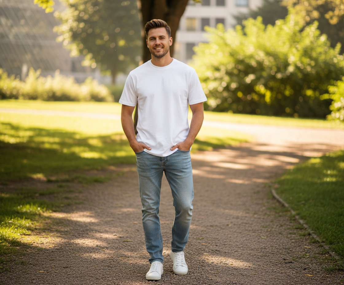 Moška Oversize Majica B&c | #e220 Oversized