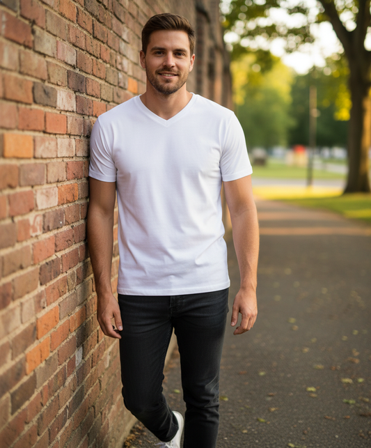 Moška Majica F.o.l. | Valueweight V-neck T