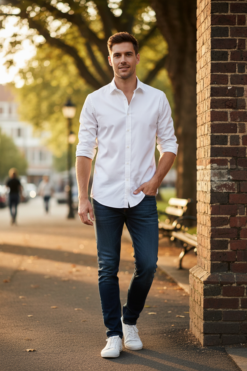 Muška košulja dugih rukava B&amp;c | Pametni Lsl /muškarci