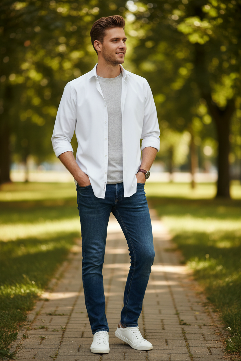 Moška Srajca Z Dolgimi Rokavi B&c | Black Tie Lsl /men