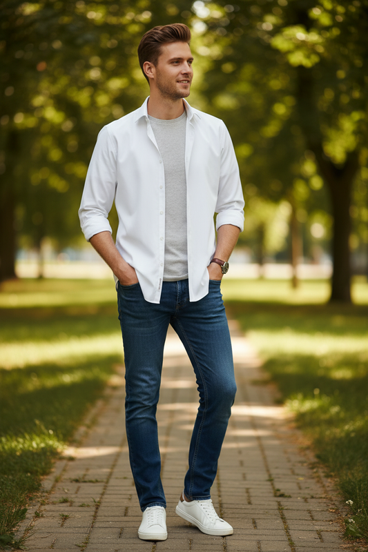 Muška košulja dugih rukava B&amp;c | Black Tie Lsl / muškarci