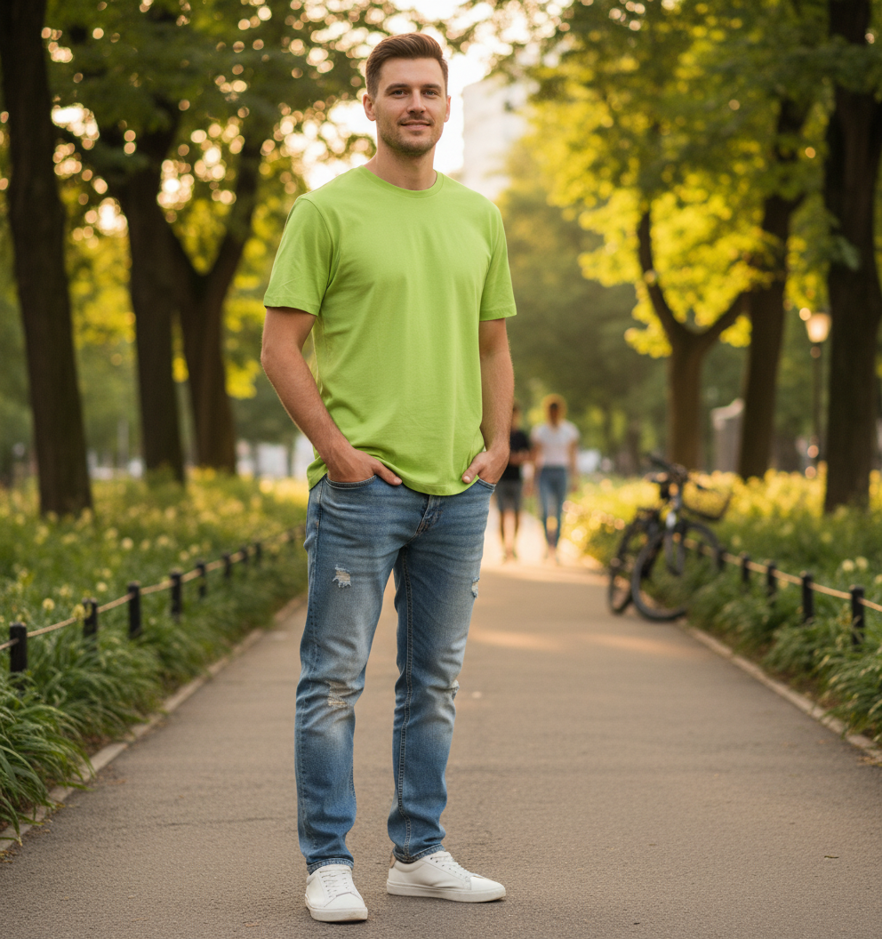 Moška Majica Kratek Rokav Promodoro  3099 (XS-6XL) - Del 3 - oblekanadom