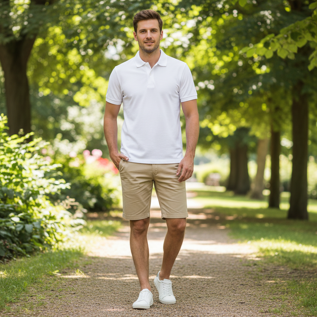 Moška Polo Majica Kratki Rokav B&C  Safran - Del 1 - oblekanadom