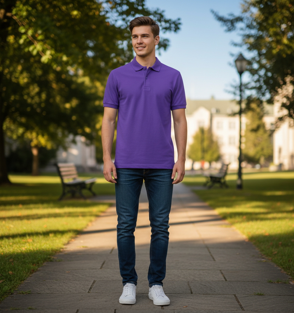 Moška Polo Majica Kratki Rokav B&C  My Polo 180 - Del 2 - oblekanadom