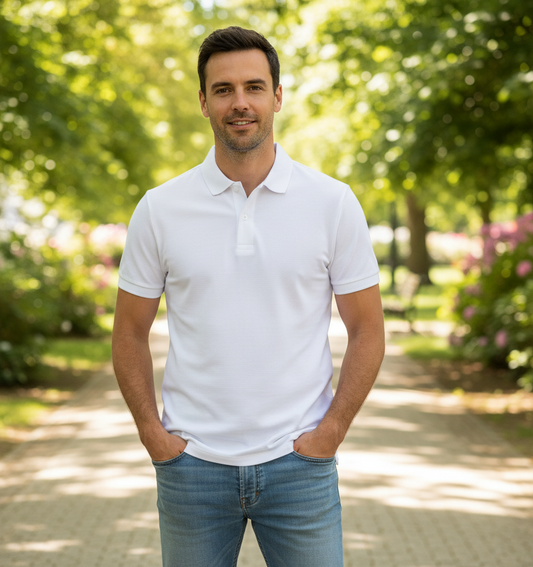 Herren-Poloshirt mit kurzen Ärmeln B&C My Polo 180 – Teil 1