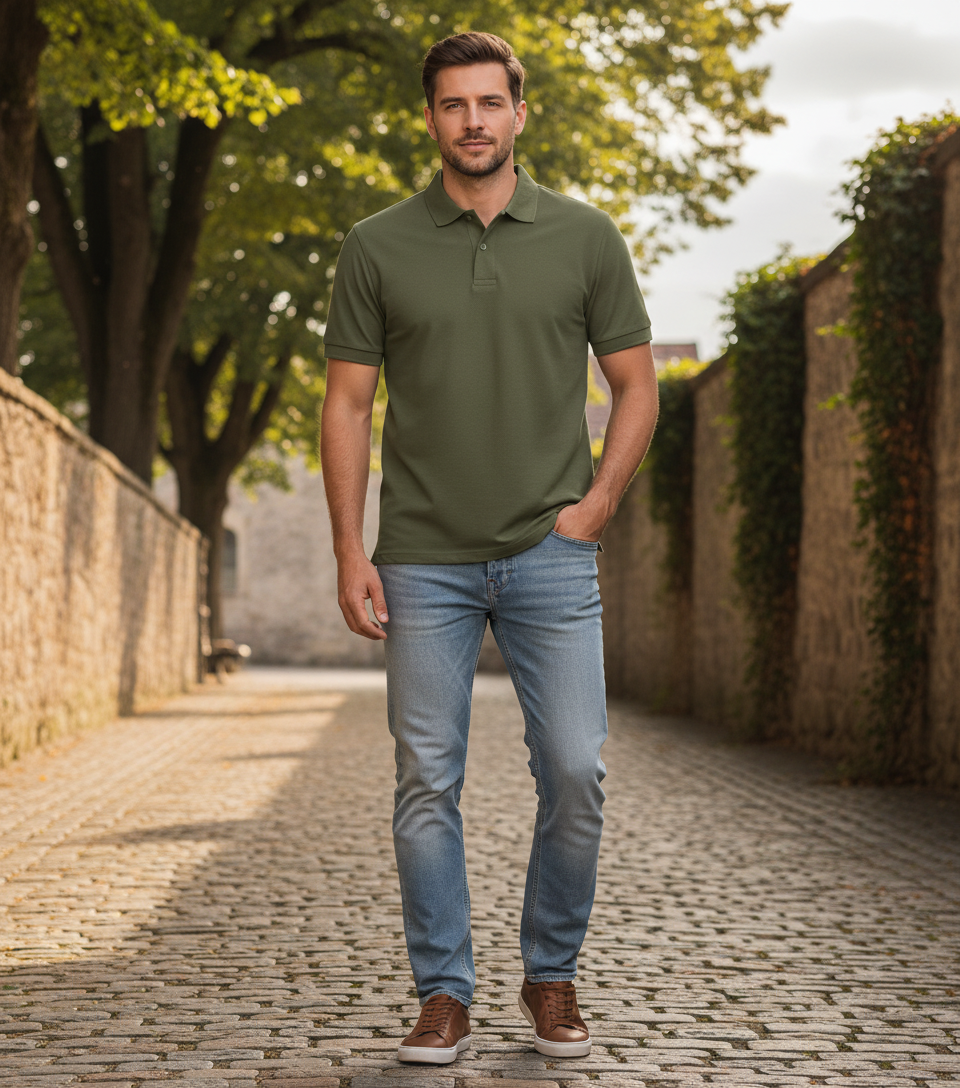 Moška Polo Majica Kratki Rokav B&C  Inspire Polo /men - Del 2 - oblekanadom