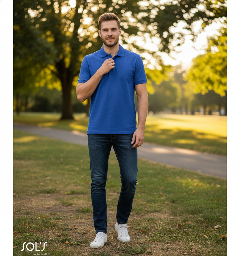 Moška Polo Majica Kratki Rokav SOL'S  Summer II - Del 2 - oblekanadom
