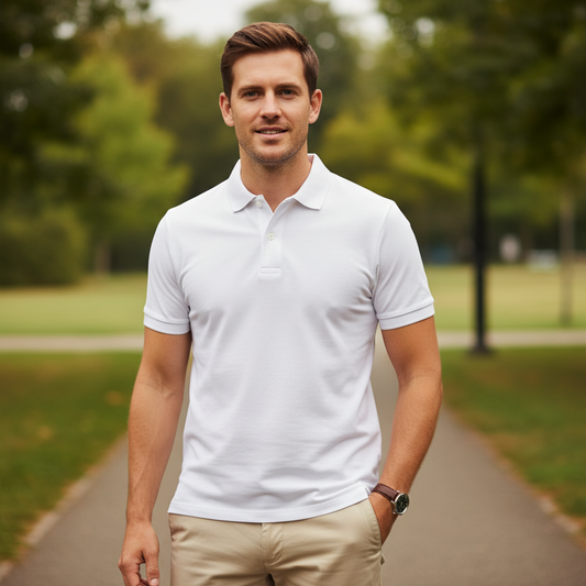 Herren-Poloshirt mit kurzen Ärmeln B&C ID.001 – Teil 1