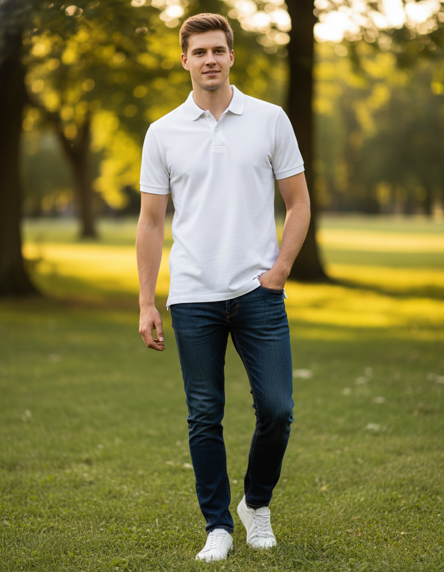 Moška Polo Majica Kratki Rokav James & Nicholson  JN 792 - Del 1 - oblekanadom