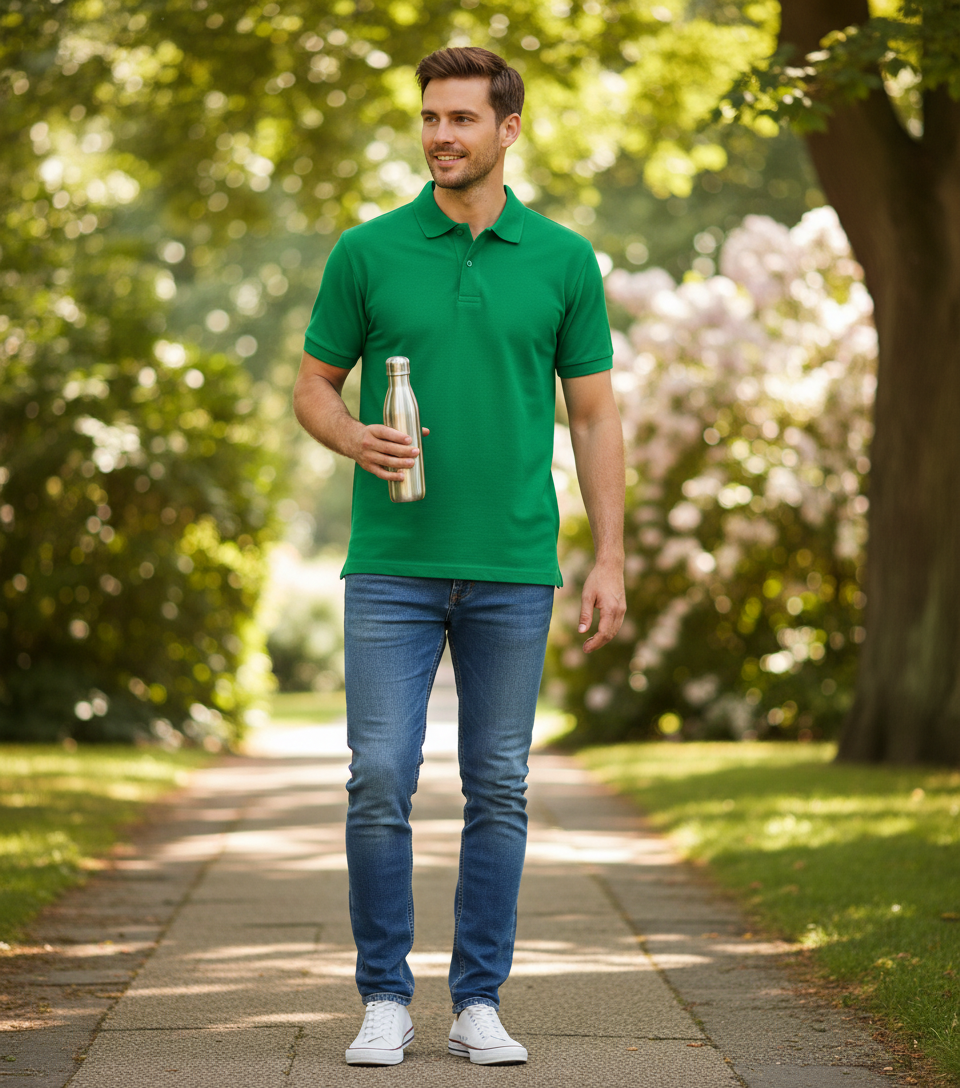 Moška Polo Majica Kratek Rokav Promodoro  4001 - Del 2 - oblekanadom