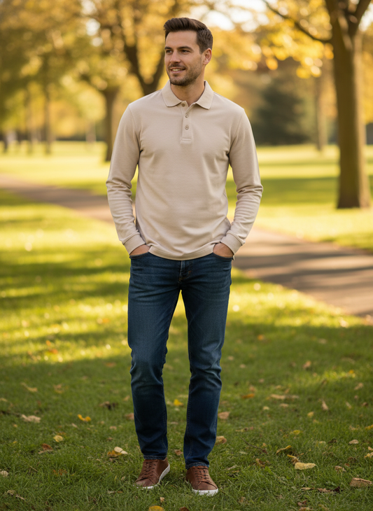 Muška polo majica dugih rukava Kariban K243 - 2. dio