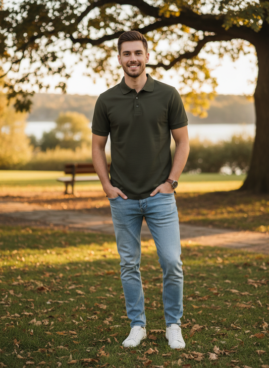 Moška Polo Majica Kratek Rokav Tee Jays  1405 - Del 2