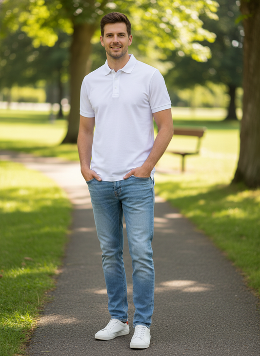 Herren-Poloshirt Kurzarm James & Nicholson JN 1806 – Teil 1