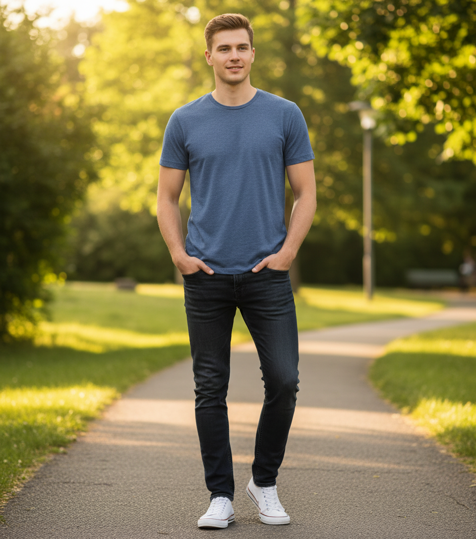 Moška Majica Kratek Rokav Stedman  Crew Neck T Lux - Del 2 - oblekanadom