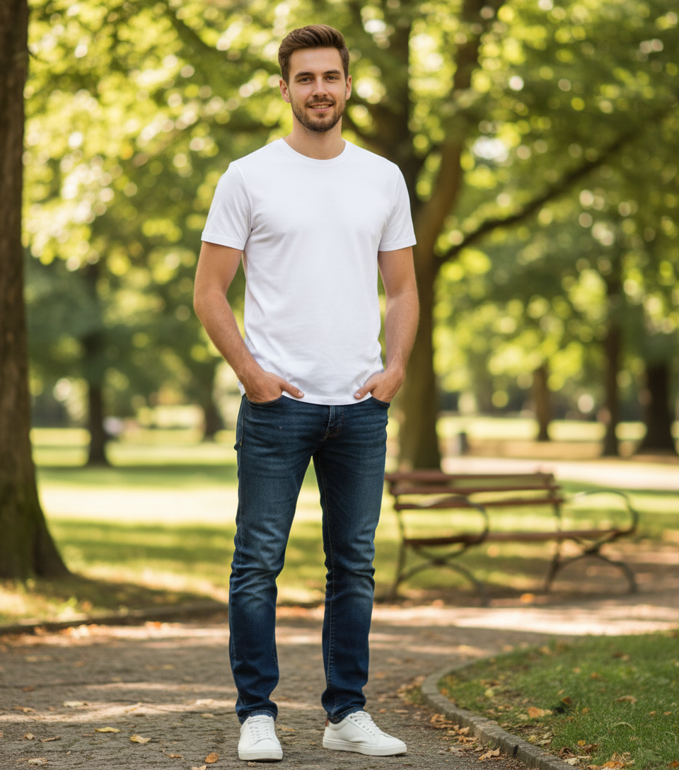 Moška Majica Kratek Rokav Stedman  Crew Neck T Lux - Del 1 - oblekanadom