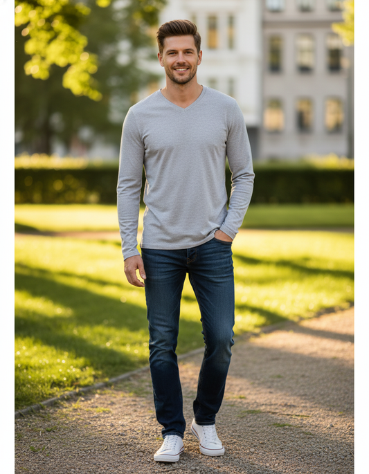 Herren T-Shirt Langarm Kariban K358 - Teil 2