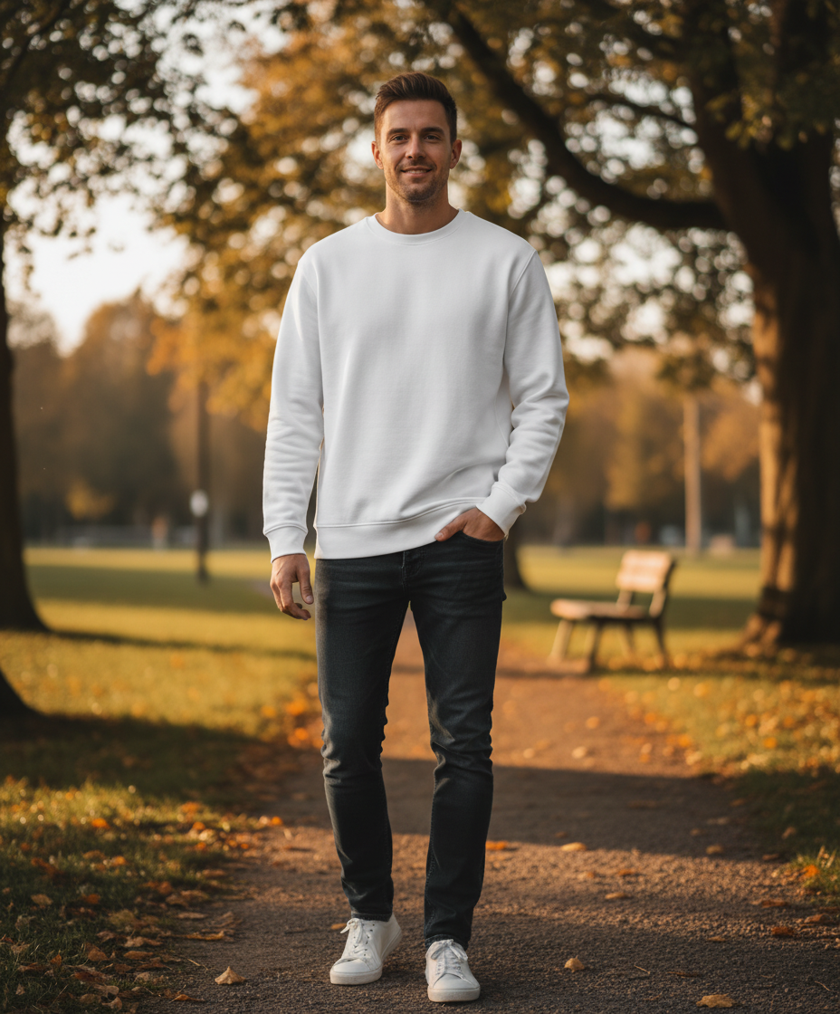 Moška majica s kratkimi rokavi - B&C | KING Ovratnik Crew Neck - Del 1 - oblekanadom