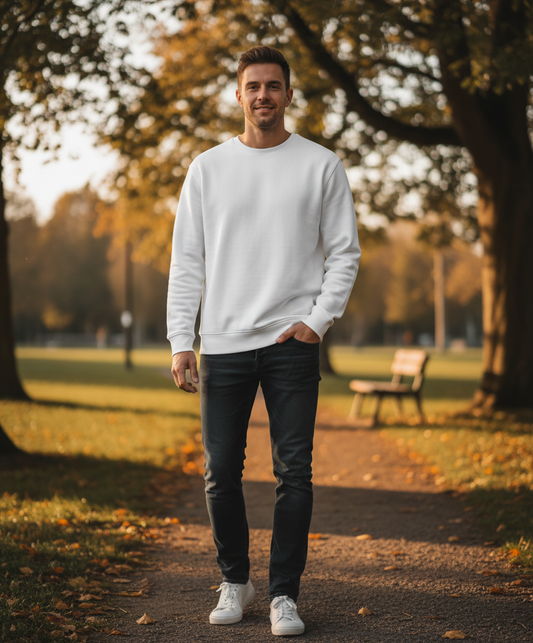 Moška majica s kratkimi rokavi - B&C | KING Ovratnik Crew Neck - Del 1 - oblekanadom