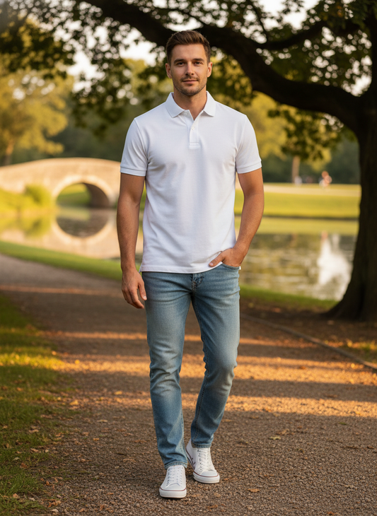 Moška delovna pikasta polo majica - James & Nicholson | JN 830 - Del 1 - oblekanadom