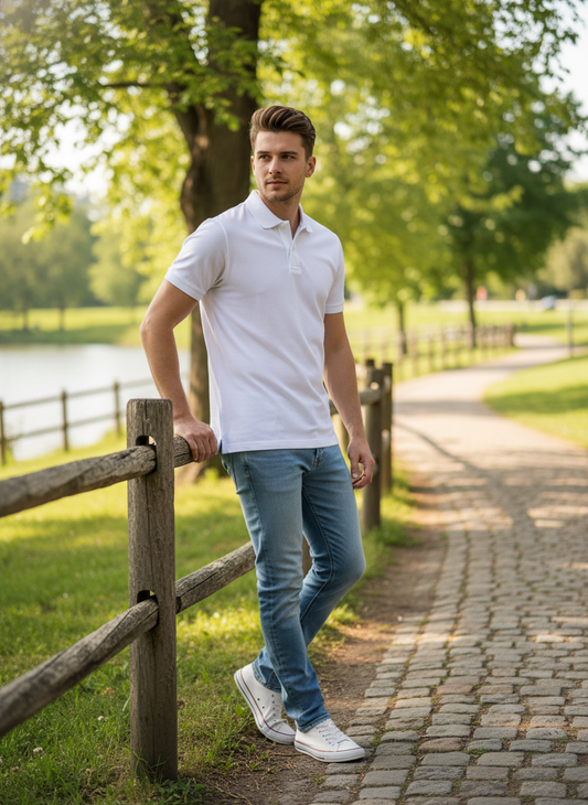 Moška polo majica Piqué "Cooltex Plus" - Kustom Kit | KK 444 - oblekanadom