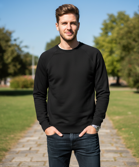 Moška ekološka raglan majica s kapuco - Kariban | K480 - oblekanadom