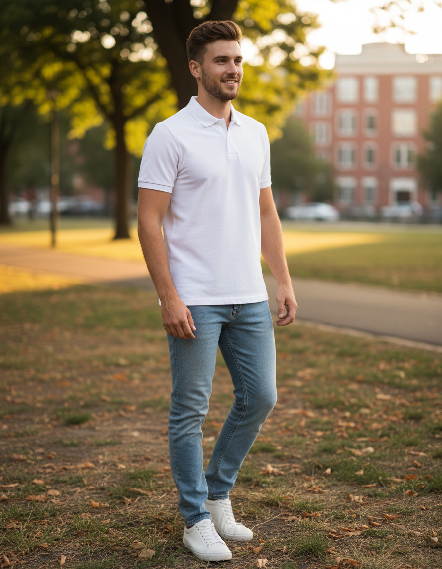 Moška raztegljiva polo majica iz Supima® Piqué - Kariban Premium | PK200 - oblekanadom