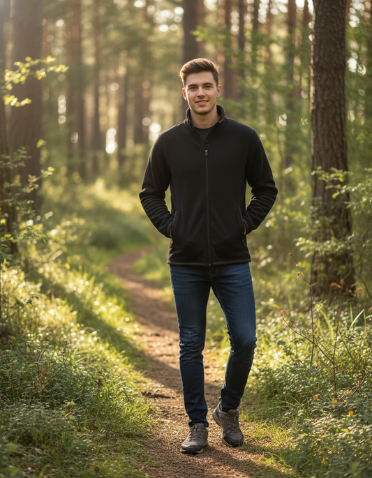 Moška flis jakna s pleteno teksturo - Tee Jays | 9615 - oblekanadom