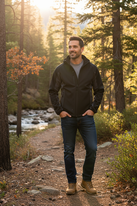 Moška softshell jakna s kapuco - Tee Jays | 9514 - oblekanadom