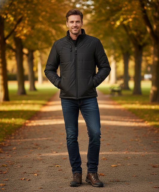 Stilvolle Herren-Lederjacke – Russell | 430 Mio.