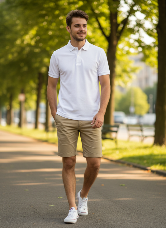 Arbeits-Poloshirt aus dichtem Piqué für Herren – James & Nicholson | JN 801 220 g/m² 100 % gekämmte ringgesponnene Baumwolle