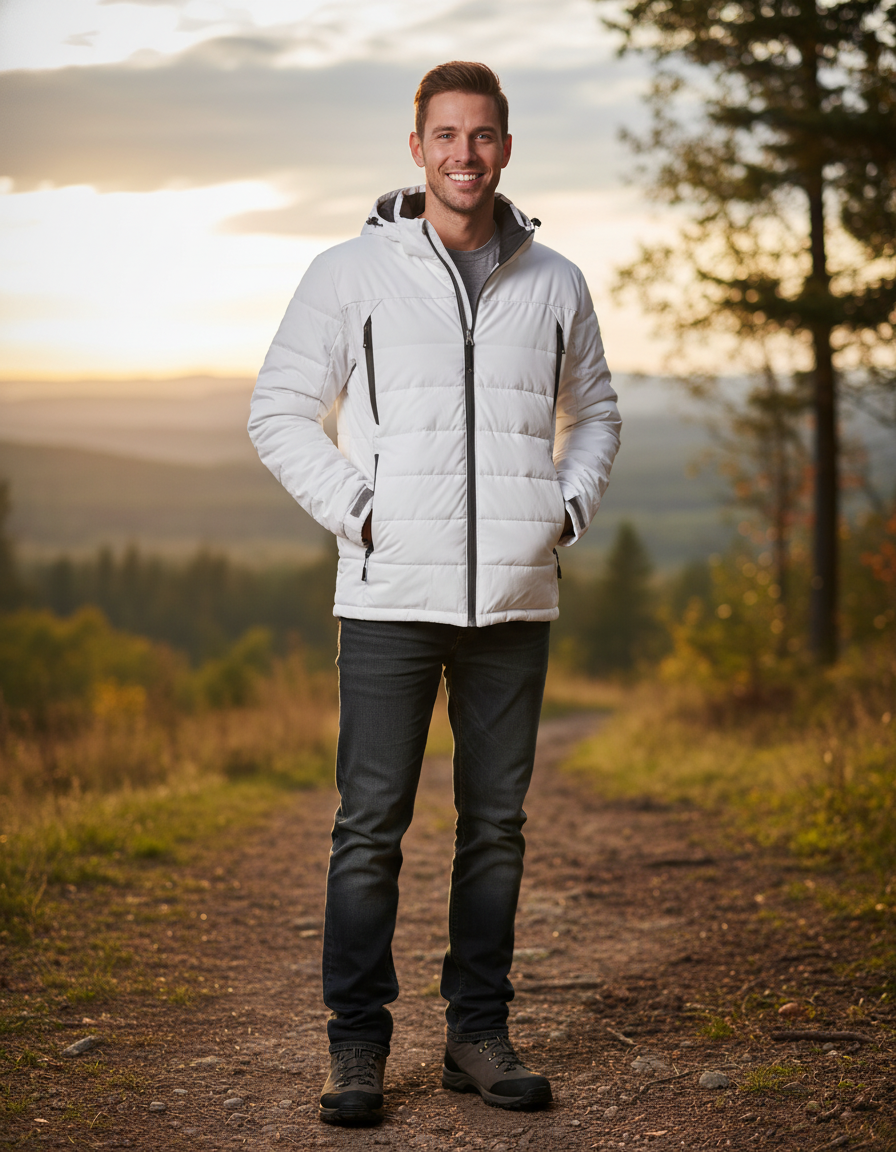 Moška zunanja hibridna jakna James & Nicholson JN 1050Jackets - oblekanadom